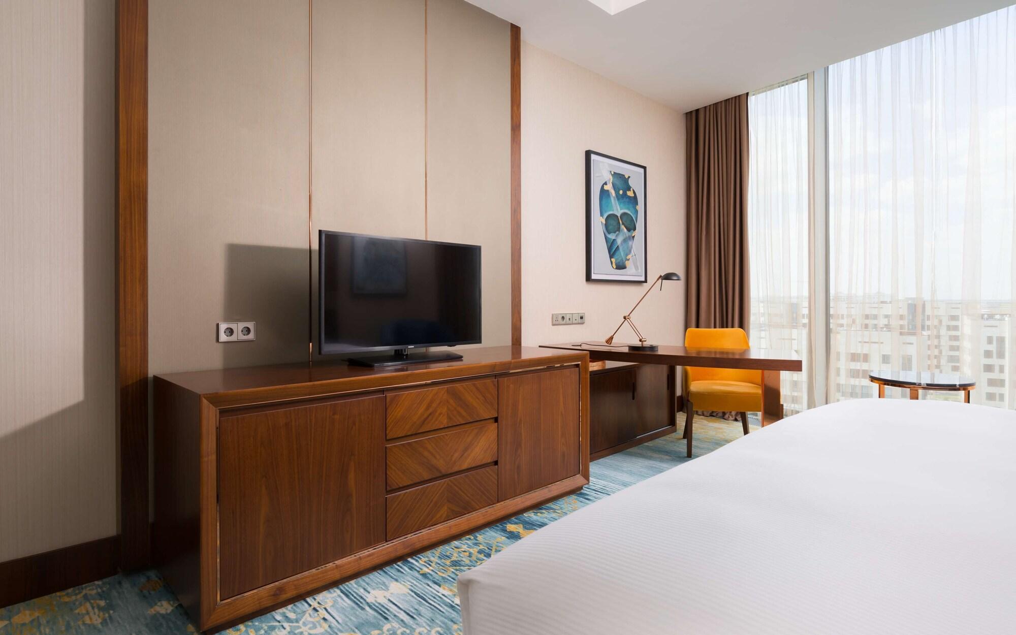 Hilton Astana Hotel Exterior photo Deluxe Room