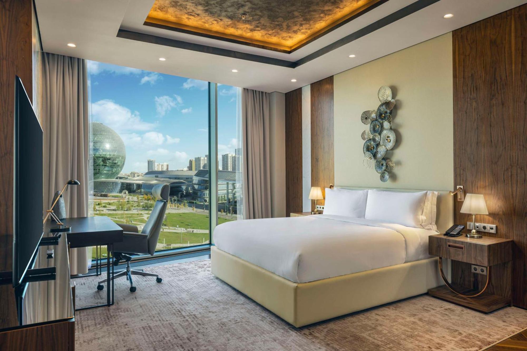 Hilton Astana Hotel Exterior photo Deluxe Room